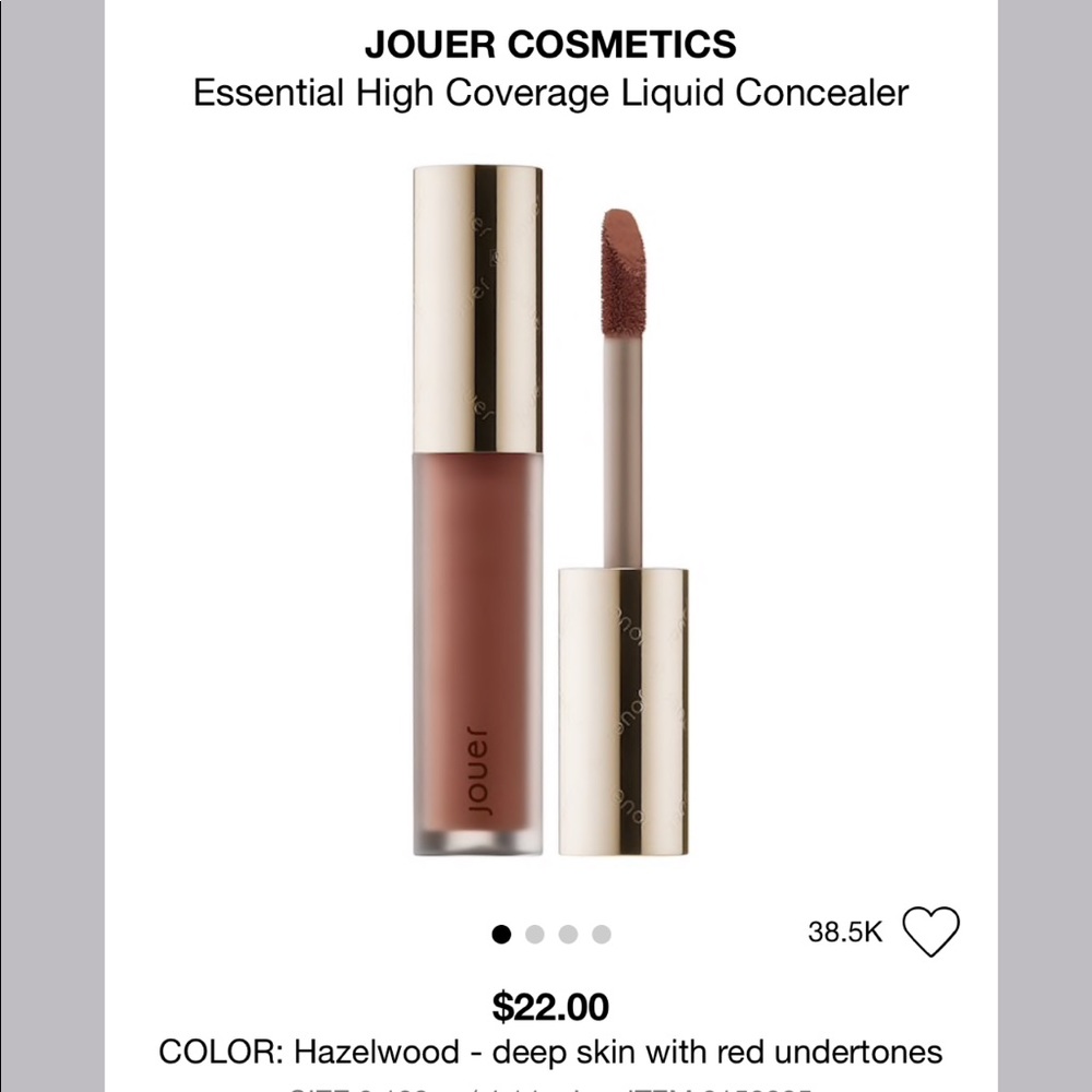 Jouer Cosmetics Concealer in Hazelwood